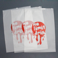 Sacs à Fermeture Éclair Personnalisés en LDPE Givré, Transparents, pour Vêtements, avec Logo pour Emballage
