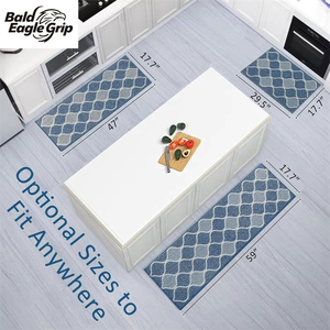Alfombrillas de Cocina Antideslizantes y Lavables Bald Eagle Grip, Absorbentes, Resistentes a la Suciedad, Alfombras de Cocina <span class=keywords><strong>Cómodas</strong></span> para Estar de Pie con Respaldo de TPR - Product Image 2