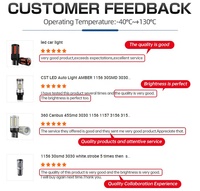 Nouvelle ampoule LED OEM M2 3030 T20 7443 W21W 3157 Ba15s 1500lm DC9-30V Canbus Ready pour feux de freinage et de recul de voiture, autres éclairages automobiles