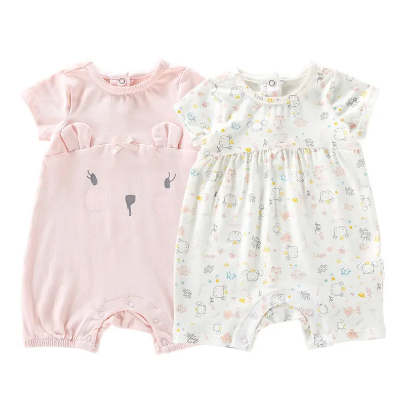 Thời Trang Cô Gái Trang Phục 2 Cái Set Cô Gái Boutique Romper Với Bay Trở Lại Cho Dễ Dàng Updressing Ropa Infantil