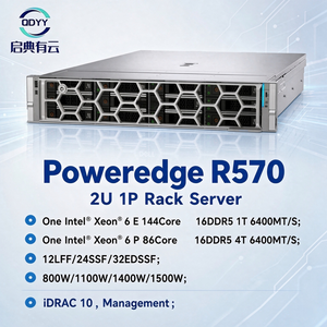 Servidor en Rack PowerEdge R570 2U, Intel Xeon 6, 144 Núcleos, 4 TB DDR5, SSD NVMe, Alto Rendimiento, Servidor Empresarial para Análisis de IA - Product Image 1