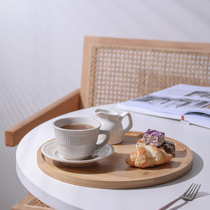 Plateau rectangulaire en bambou de style japonais, plateau de service en bois massif pour café, thé, pain, usage hôtelier - Product Image 3