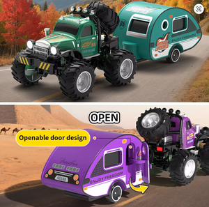 Nuevo JJRC Q222 Q223 Camión RC Miniatura 1:64 con Remolque, de Aleación, Todoterreno, con Control Remoto, Modelo de Coche de Juguete - Product Image 6