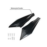 LINGQI RACING Garde-boue latéral amélioré pour moto électrique Sur Ron SURRON SUR-RON Light Bee X