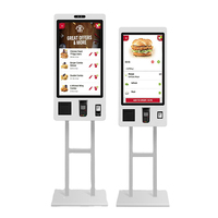 Système de kiosque de paiement NFC en libre-service SDK 15,6 pouces, lecteur de codes-barres, terminal de point de vente pour supermarché, restaurant et autres commerces