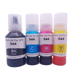 Bouteille 70 ML d'<span class=keywords><strong>Encre</strong></span> à Base de Colorant de Recharge 544 Compatible pour Imprimante Jet d'<span class=keywords><strong>Encre</strong></span> <span class=keywords><strong>Epson</strong></span> <span class=keywords><strong>L3210</strong></span> L3110 L3150 L3250 L3156 L3160 L5190 (<span class=keywords><strong>Encre</strong></span> de Type 544) - Product Image 2