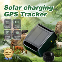 Rastreador GPS para Ganado Vacuno, Cabras y Otros Animales con Collar Impermeable y Energía Solar de Largo Alcance, Batería de Ultra Larga Duración