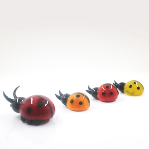 Bán buôn handmade bọ rùa và beettle figurine Murano lampwork Glass trang trí bộ sưu tập Nhà Máy Giá - Product Image 2