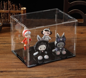 Boîte d'affichage acrylique transparente adaptée <span class=keywords><strong>à</strong></span> la boîte de rangement de cube de boîte de <span class=keywords><strong>table</strong></span> modèle <span class=keywords><strong>Lego</strong></span> pour les jouets de collection de personnages d'action - Product Image 1
