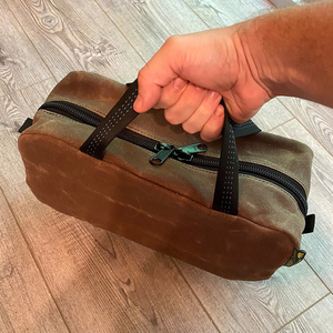 Xách Tay Tùy Chỉnh Sáp Vải Nhiệm Vụ Nặng Nề Làm Việc Kỹ Thuật Viên Thợ Điện Công Cụ Túi - Product Image 2