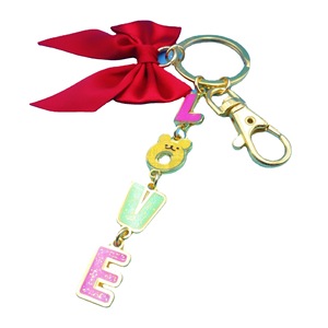 Llavero personalizado de cuero con borla y cinta tejida, accesorios de aleación de zinc con logo, colgante de llavero de celebridad. - Product Image 5