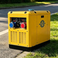 Générateur Diesel Direct Usine 5/6/7KW 60Hz 12V Démarrage Automatique DC Silencieux Faible Bruit ATS AVR Alimentation de Secours Domestique Extérieure