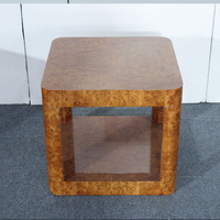 Meubles sur mesure de luxe privés, table d'appoint moderne en bois de palisander pour salon.