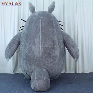 Traje gordo inflable inspirado en Totoro <span class=keywords><strong>para</strong></span> adultos/niños disfraz de gato acolchado <span class=keywords><strong>para</strong></span> <span class=keywords><strong>Halloween</strong></span> Fox mascota Cosplay estilo Anime - Product Image 6