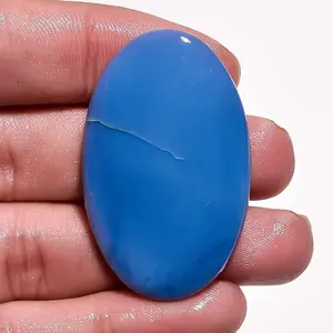 100% 天然蓝色Owhyee蛋白石松散凸圆形混合形状各种尺寸美丽蓝色Owhyee蛋白石圆形圆形松散宝石