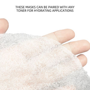 ราคาถูกหน้ากากใบหน้าแบบใช้แล้วทิ้ง100% ใยไลโอเซลล์บางเฉียบนุ่มไม่ระคายเคืองกระดาษบีบอัด80นับ - Product Image 3