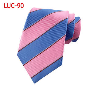 Corbatas a rayas de 8CM de nuevo diseño, <span class=keywords><strong>corbata</strong></span> de seda Jacquard negra naranja <span class=keywords><strong>marino</strong></span> para <span class=keywords><strong>hombre</strong></span>, corbatas de administración empresarial, accesorio de <span class=keywords><strong>traje</strong></span> - Product Image 2