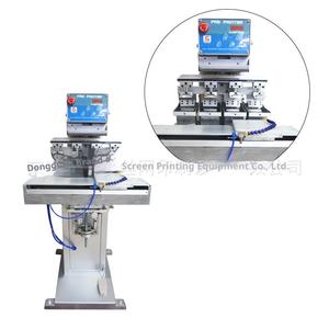 חדש תעשייתי במהירות גבוהה 4 צבעים מדפסת כרית למחצה אוטומטית עם צלחת שטוחה והדפסת תווית - Product Image 4