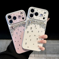 Étui de téléphone en cuir PU antichoc de luxe pour iPhone, effet peau de serpent