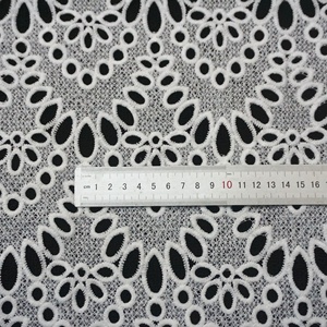 Tùy Chỉnh Đàn Hồi Ren 20Cm Pháp Căng Lưới Ren Vải Cho Phụ Nữ Ăn Mặc May Ren Trim - Product Image 4