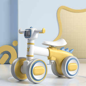 批发可爱恐龙设计无踏板平衡车儿童骑行玩具摇摆滑梯骑乘车儿童音乐平衡车 - Product Image 2