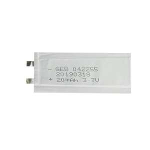 Lithium polymer battery 3,7 V 20 mah 042255 ultra-thin lithium polymer battery - Product Image 1