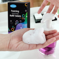 POPOTIME Lavado a mano jabón espumoso efervescente jabón espumoso tableta de espuma para tableta