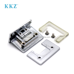 KKZ GH italia lucido specchio cromato in ottone può regolazione angolare di 90 gradi vetro per montaggio a parete porta doccia <span class=keywords><strong>cerniera</strong></span> a <span class=keywords><strong>scatto</strong></span> - Product Image 4