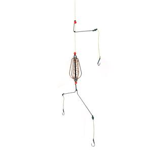 SNEDA Fish Bait Cage 15g 20g 25g 30g leurre appât poisson piège panier en cuivre support d'alimentation avec hameçons <span class=keywords><strong>carpe</strong></span> matériel de pêche accessoires - Product Image 6