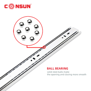 Nội Thất Nhà Bếp Kính Thiên Văn Tủ 42 Mét Mở Rộng Đầy Đủ Mềm Đóng Che Giấu Bóng Mang <span class=keywords><strong>Slides</strong></span> Ngăn Kéo <span class=keywords><strong>Slides</strong></span> - Product Image 3