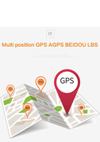 GPS intelligent 4g traqueur de collier pour animaux de compagnie étanche ip7 traqueur de collier de chien Portable GPS positionnement global traqueur pour animaux de compagnie en temps réel