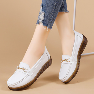 Scarpe Basse Primaverili e Autunnali Nuovo Stile per Donne Scarpe a Punta Bassa per Mamme Antiscivolo con Suola Morbida Comode per i Piedi - Product Image 2