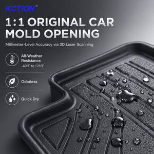 Alfombrillas para Auto KCTION TPE para <span class=keywords><strong>Hyundai</strong></span> <span class=keywords><strong>Grand</strong></span> Creta <span class=keywords><strong>2022</strong></span>-2024, Alfombrillas Impermeables para Todo Clima, Ecológicas e Inodoras - Product Image 3