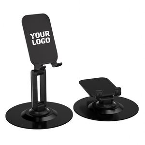 Wholesale Custom Logo Printed 360 Rotating Stand Promotional Business Advertising Gift Foldable <b>Desktop</b> Table <b>Phone</b> <b>Holder</b> - Product Image 1