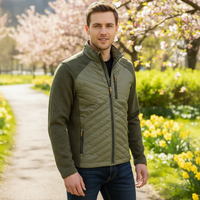Führender Chinesischer Lieferant Hochwertige Outdoor-Sportjacke für Herren Leichte Winterjacke Isoliert Winddicht Wasserdicht Atmungsaktiv mit Reißverschluss