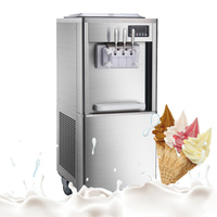 Machine à glace molle automatique 3-en-1 portable commerciale italienne Taylor à l'azote liquide pour chocolat et eau