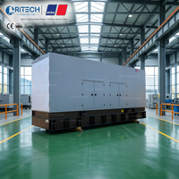 Générateur diesel industriel robuste MTU Allemagne Genset 1MW 1000kW 1000kVA Type silencieux et générateur à châssis ouvert pour centre de données