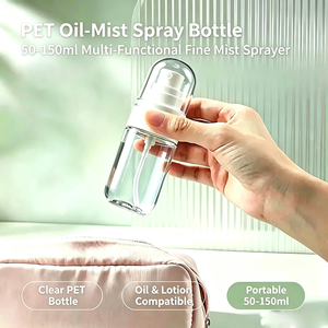 Venta al por Mayor de Botellas de Spray de Viaje de 30ml 50ml 80ml, Envases de PET para Cuidado Personal, Atomizador Recargable con Bomba, Pulverizador de Niebla Fina para Tónico - Product Image 3