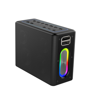 Loa karaoke <span class=keywords><strong>Bluetooth</strong></span> di động FANSBE Outdoor <span class=keywords><strong>Power</strong></span> <span class=keywords><strong>Bank</strong></span> 120W công suất cao, chất lượng âm thanh HiFi, kèm 2 micro không dây - Product Image 2