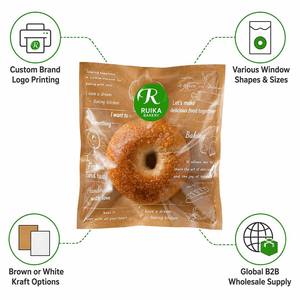 Bolsa <span class=keywords><strong>de</strong></span> <span class=keywords><strong>Papel</strong></span> Antigrasa Personalizada al por Mayor <span class=keywords><strong>para</strong></span> Empacar Productos <span class=keywords><strong>de</strong></span> Panadería, como Bagels, Donuts, <span class=keywords><strong>Pan</strong></span>, Croissants, Pasteles <span class=keywords><strong>y</strong></span> Sándwiches - Product Image 3