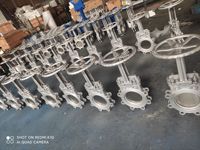 Vanne à opercule pneumatique bidirectionnelle en acier de 3 pouces pour fabricants