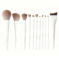 Ensemble de pinceaux de maquillage professionnels Rownyeon OEM de haute qualité avec poils synthétiques