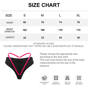 Tanga sin costuras de cintura baja con tiras finas de color en contraste y diseño de anillo en la espalda, la más vendida transfronteriza para mujer. - Product Image 6