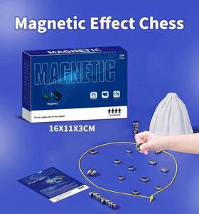 <span class=keywords><strong>Gioco</strong></span> di Scacchi Magnetico con Corda Regolabile Migliorata e Grandi Pedine Magnetiche Resistenti, <span class=keywords><strong>Gioco</strong></span> da Tavolo Educativo per Bambini - Product Image 6