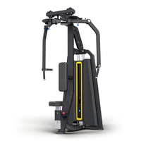 Machine professionnelle de musculation pour l'épaule arrière et les pectoraux, équipement de fitness pour la gym, exercice de musculation des pectoraux et du dos à charge par poulie