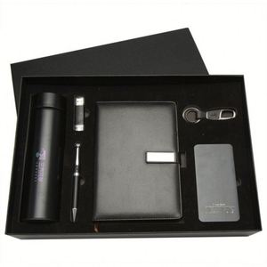 Custom Holiday Corporate Vacuum Flask Notebook <b>Set</b> Metal Pen Usb Card Holder Keychain Promotional Business <b>Gift</b> <b>Set</b> - Product Image 1