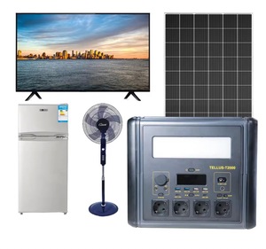 Station d'alimentation portable 2000W, batteries LiFePO4 au lithium-ion avec BMS, système d'alimentation solaire hors réseau, chargeur sans fil - Product Image 1