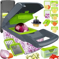 Multifunctionele Groentesnijder Snijmachine Fruitschiller Rasp Keuken Accessoires Mand Groentesnijder