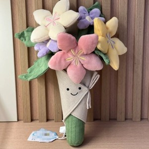 Ramo de Peluche Estilo JC, 31 cm, Base Ponderada, Alta Densidad, Plantas Cortas Mixtas, Animal Crossing, Regalo de San Valentín/Qixi - Product Image 4
