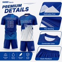 Camiseta de Fútbol Personalizada con Insignia de Equipo, Ligera y de Secado Rápido